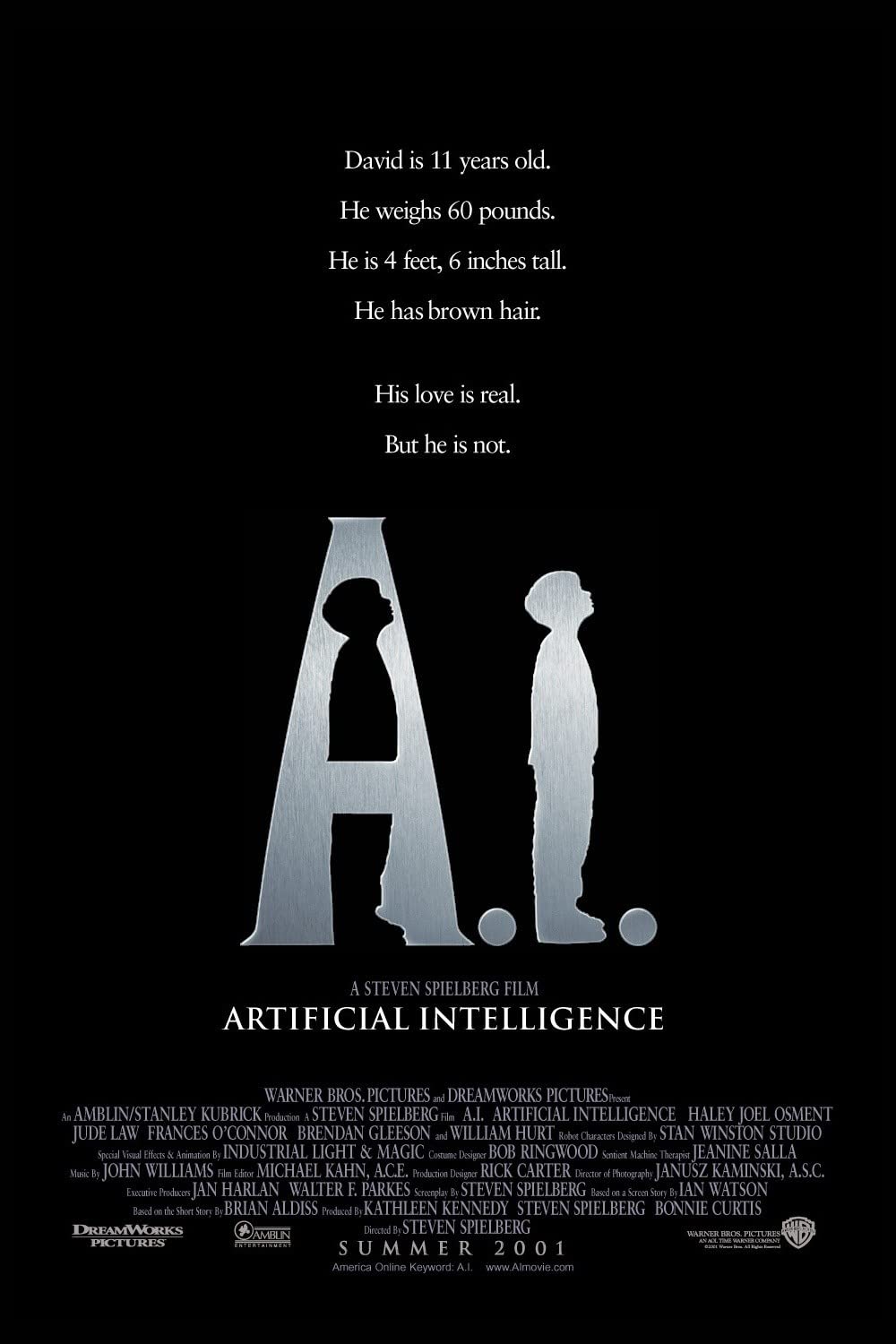 Movie Poster for A.I. Artificial Intelligence