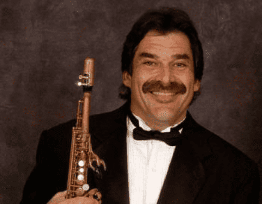 Dan Jordan Daniel Jordan holding sax