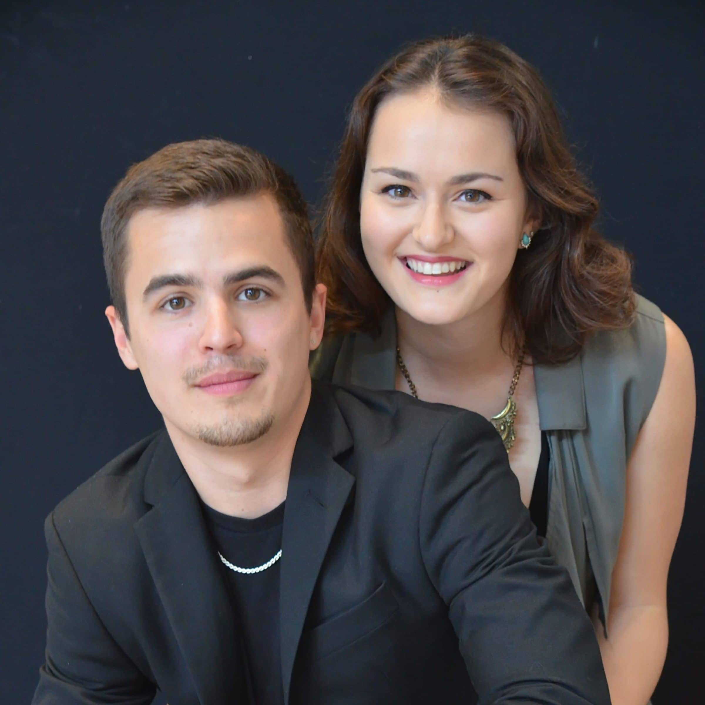 Giselle&Erik_EditedHeadshot Giselle Felice and Erik Abernathy