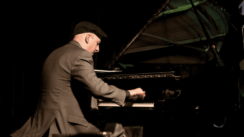 Rick Germanson playing piano