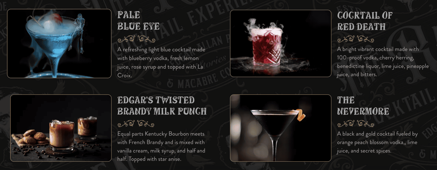 The Edgar Allen Poe Speakeasy Marion Theatre