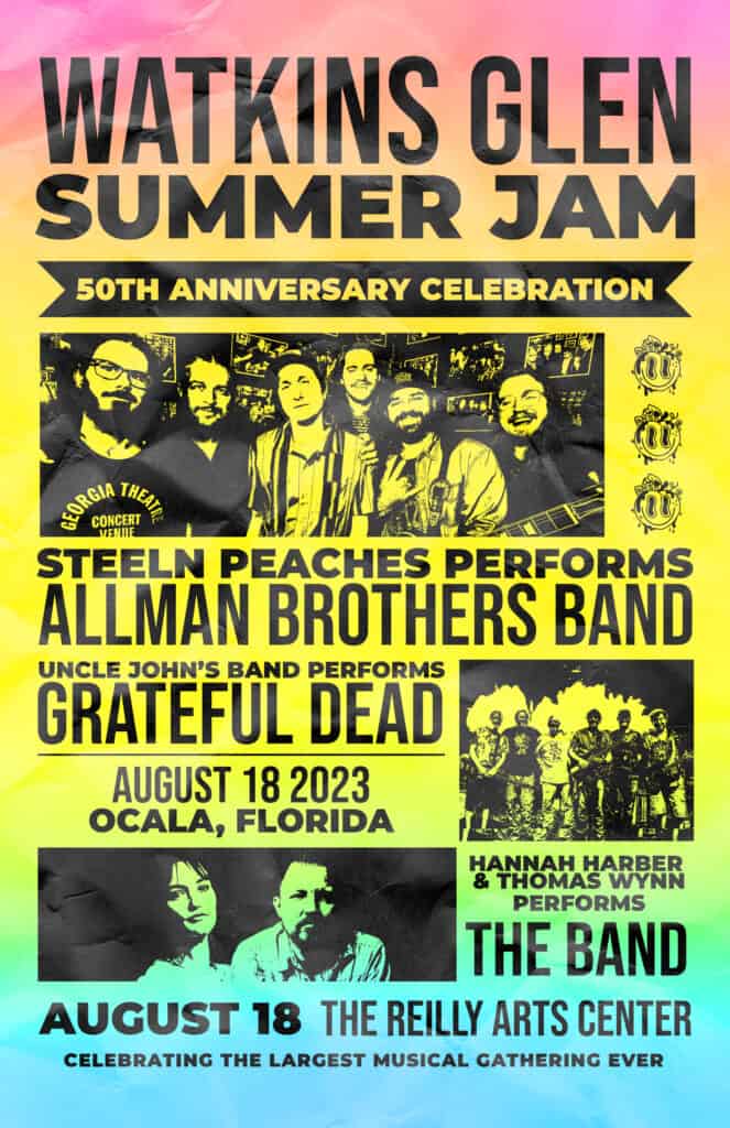 Watkins Glen Summer Jam Reilly Arts Center